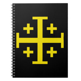 Jerusalem kruis notitieboek