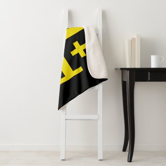 Jerusalem kruis sherpa deken (In situ)