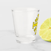 Jerusalem kruis shot glas (Links)