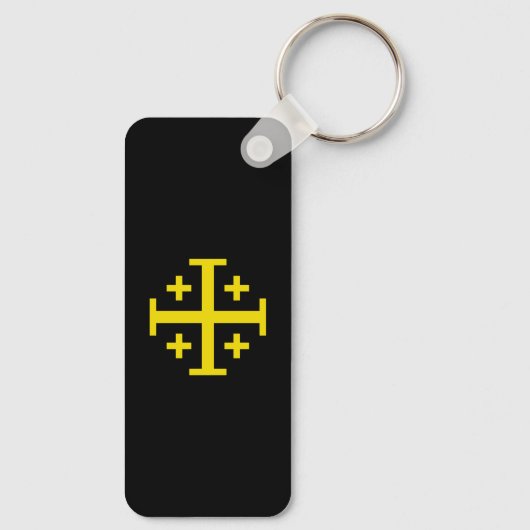 Jerusalem kruis sleutelhanger (Achterkant)