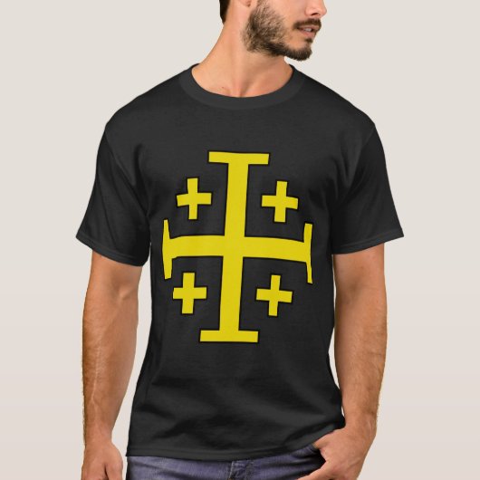Jerusalem kruis t-shirt (Voorkant)