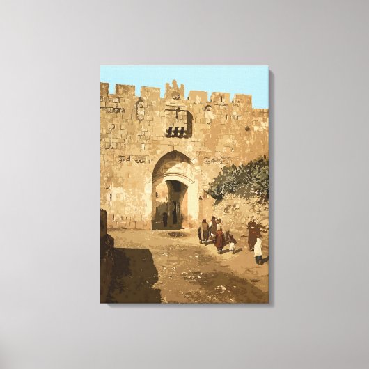 Jerusalem - Leeuwengte Canvas Afdruk (Voorkant)
