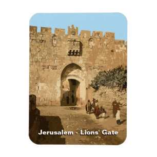 Jerusalem - Leeuwengte Magneet