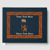 Jerusalem Lion met vlag Gastenboek (Voorkant)