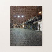 Jerusalem Machane Yehuda bij nachtpuzzel Legpuzzel (Verticaal)