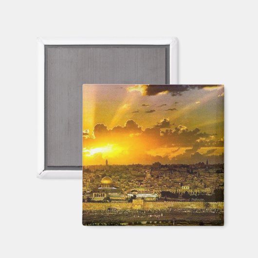 Jerusalem Magneet (Voorkant / Achterkant)