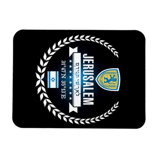 Jerusalem Magneet (Horizontaal)