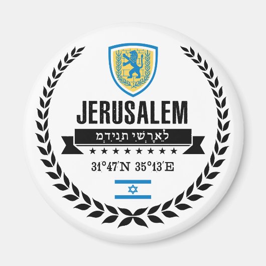 Jerusalem Magneet (Voorkant)