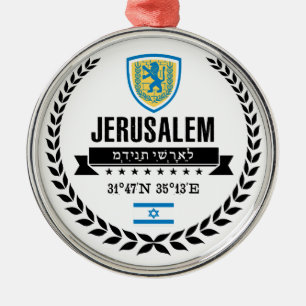 Jerusalem Metalen Ornament
