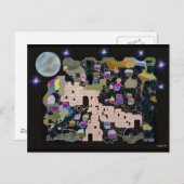 Jerusalem Moon Briefkaarten (Voorkant / Achterkant)