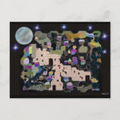 Jerusalem Moon Briefkaarten (Voorkant)