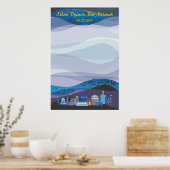 Jerusalem Musical Bar Bat Mitzvah Sign - In Poster (Keuken)