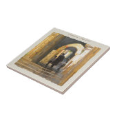 Jerusalem Old City Israel schildert joodse feestda Tegeltje (Zijkant)