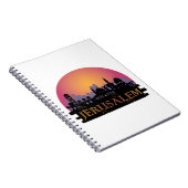 Jerusalem Old City Skyline - Israel Travel Notitieboek (Rechterzijde)