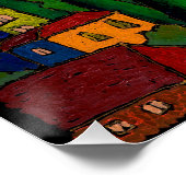 Jerusalem op Dawn, Jonathan Kis-Lev Printed Canvas Poster (Hoek)