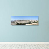 Jerusalem Panorama Canvas Afdruk (Insitu (Houten vloer))