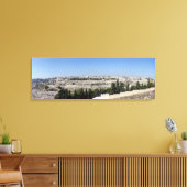 Jerusalem Panorama Canvas Afdruk (Insitu (Woonkamer))