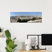 Jerusalem Panorama Poster (Thuiskantoor)