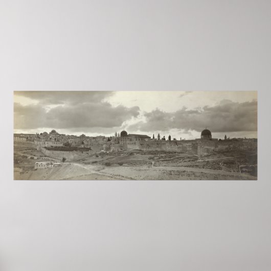 Jerusalem Panorama Poster (Voorkant)