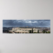 Jerusalem Panorama Tempestade Poster (Voorkant)
