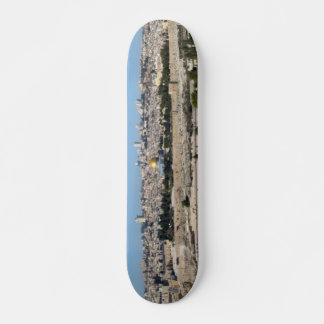 Jerusalem Panorama uit de berg olijven Skateboard