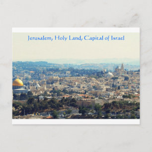 Jerusalem panoramic_edited-1A (6856 x 2400), Je... Briefkaart