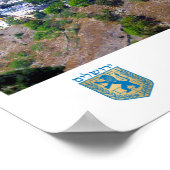 Jerusalem Panoramisch Poster (Hoek)