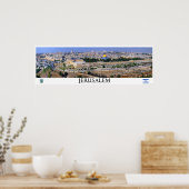 Jerusalem Panoramisch Poster (Keuken)
