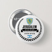 Jerusalem Ronde Button 5,7 Cm (Voorkant /achterkant)