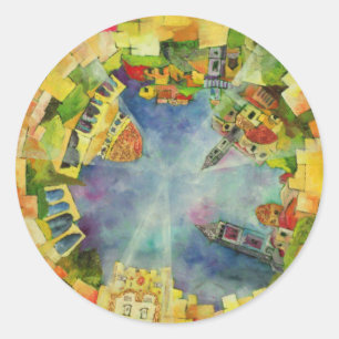 Jerusalem Ronde Sticker