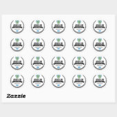 Jerusalem Ronde Sticker (Vel)