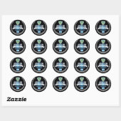 Jerusalem Ronde Sticker (Vel)