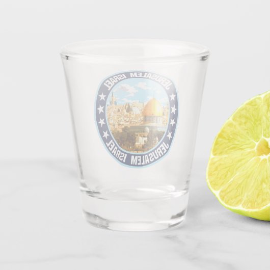 Jerusalem Shot Glas (Achterkant)