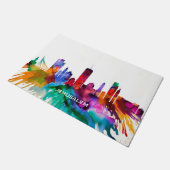 Jerusalem Skyline Deurmat (Schuin)