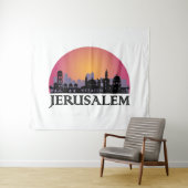 Jerusalem Skyline - Israel Travel Wandkleed (In Situ (horizontaal))