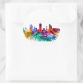 Jerusalem Skyline Ronde Sticker (Tas)
