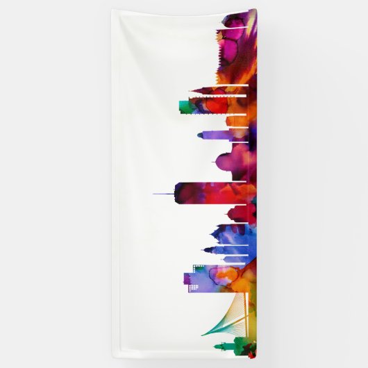Jerusalem Skyline Spandoek (Verticaal)