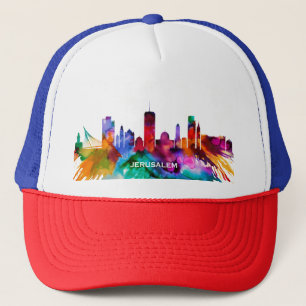 Jerusalem Skyline Trucker Pet
