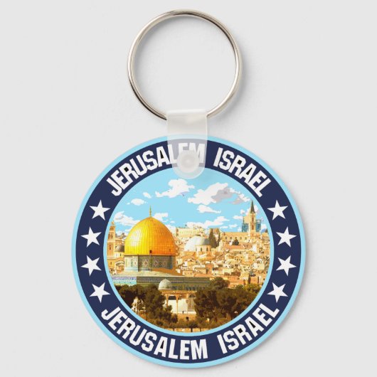 Jerusalem Sleutelhanger (Achterkant)