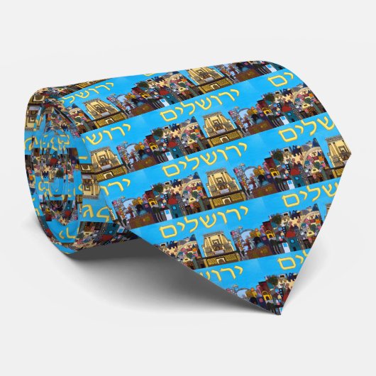 Jerusalem Stropdas (Opgerold)