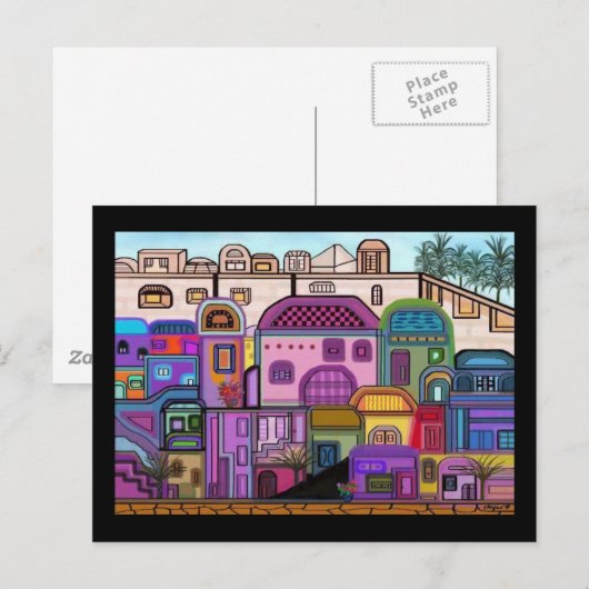 Jerusalem Tapestry Briefkaart (Voorkant / Achterkant)