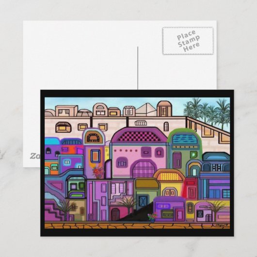 Jerusalem Tapestry Briefkaart (Voorkant / Achterkant)