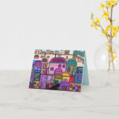 Jerusalem Tapestry Rosh Hashanah Kaart (Gele Bloem)