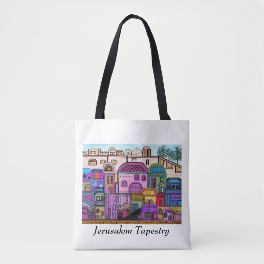 Jerusalem Tapestry Tote Bag (Voorkant)