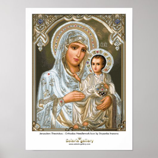 Jerusalem Theotokos - Poster (Voorkant)