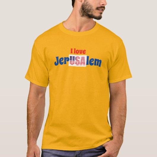 Jerusalem USA T-Shirt (Voorkant)