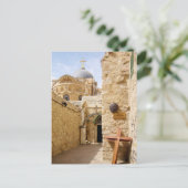 Jerusalem Via Dolorosa Station IX van het Kruis Briefkaart (Staand voorkant)