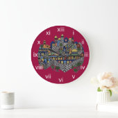 Jerusalem Wall Clock Grote Klok (Huis)