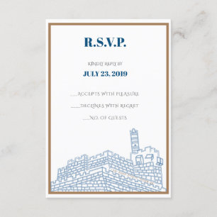 Jerusalem Walls RSVP CARDS Kaart