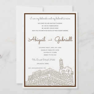 Jerusalem Walls - Weddenschap Kaart